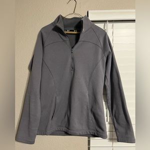 Gray Under Armor 3/4 Zip Pullover